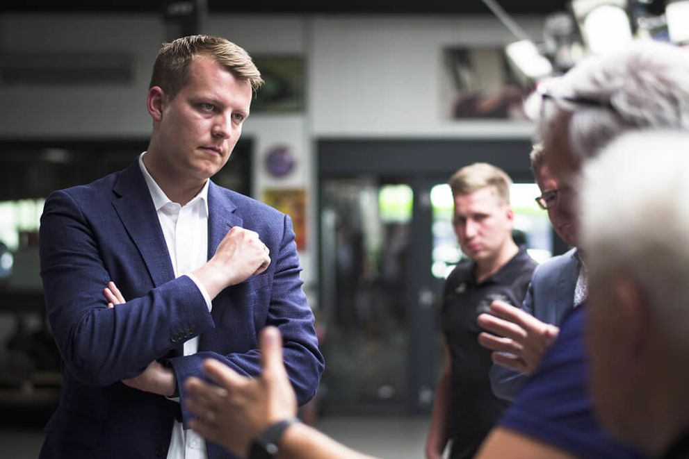 Henning Höne im Gespräch
